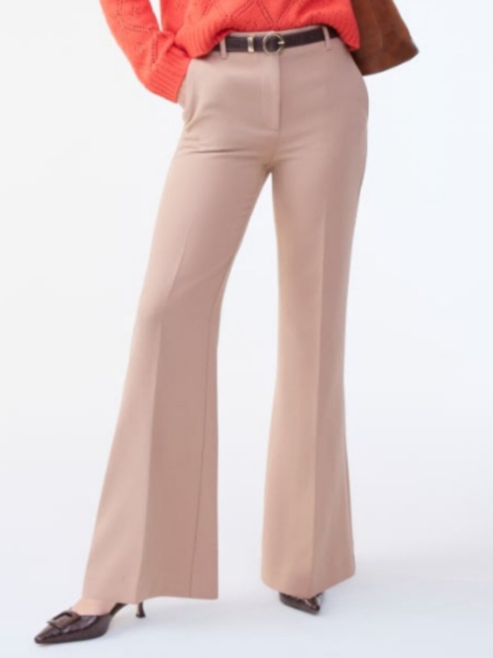 Ann Taylor NEW Tan Flair Pants